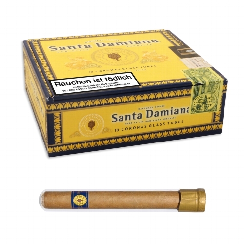 Santa Damiana Classic CORONA GLASTUBE, 10er Kiste