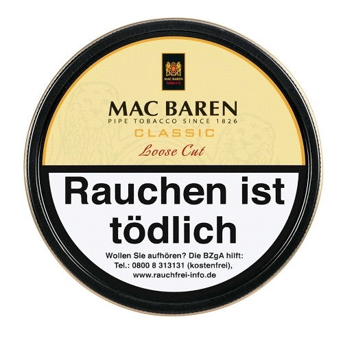 MAC BAREN Classic Loose Cut (Vanilla), 100g