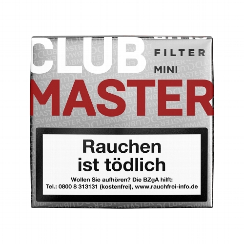 CLUBMASTER Mini Filter Red (Superior Vanilla Filter), 20er Schachtel