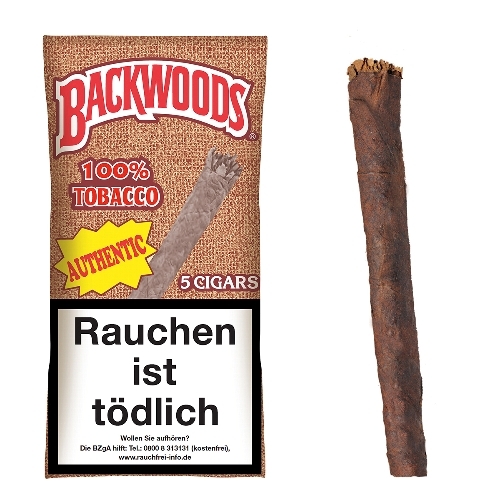 BACKWOODS Authentic (Aromatic), 5er Pack