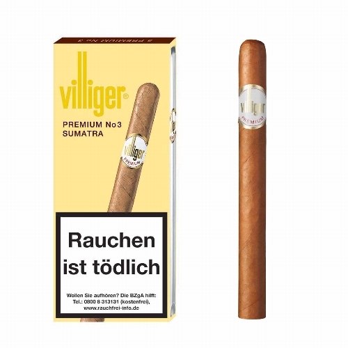 VILLIGER Premium No 3 Sumatra, 5er Schachtel