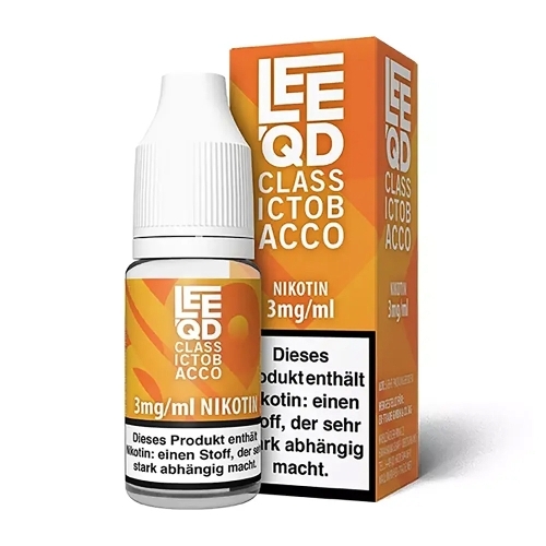 E-Liquid LEEQD Tabak Classic Tobacco 3mg 50 PG / 50 VG
